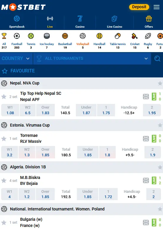 Advanced Live Betting Features Advanced Live Betting Features